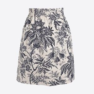 J. Crew Factory Toile Sidewalk Skirt